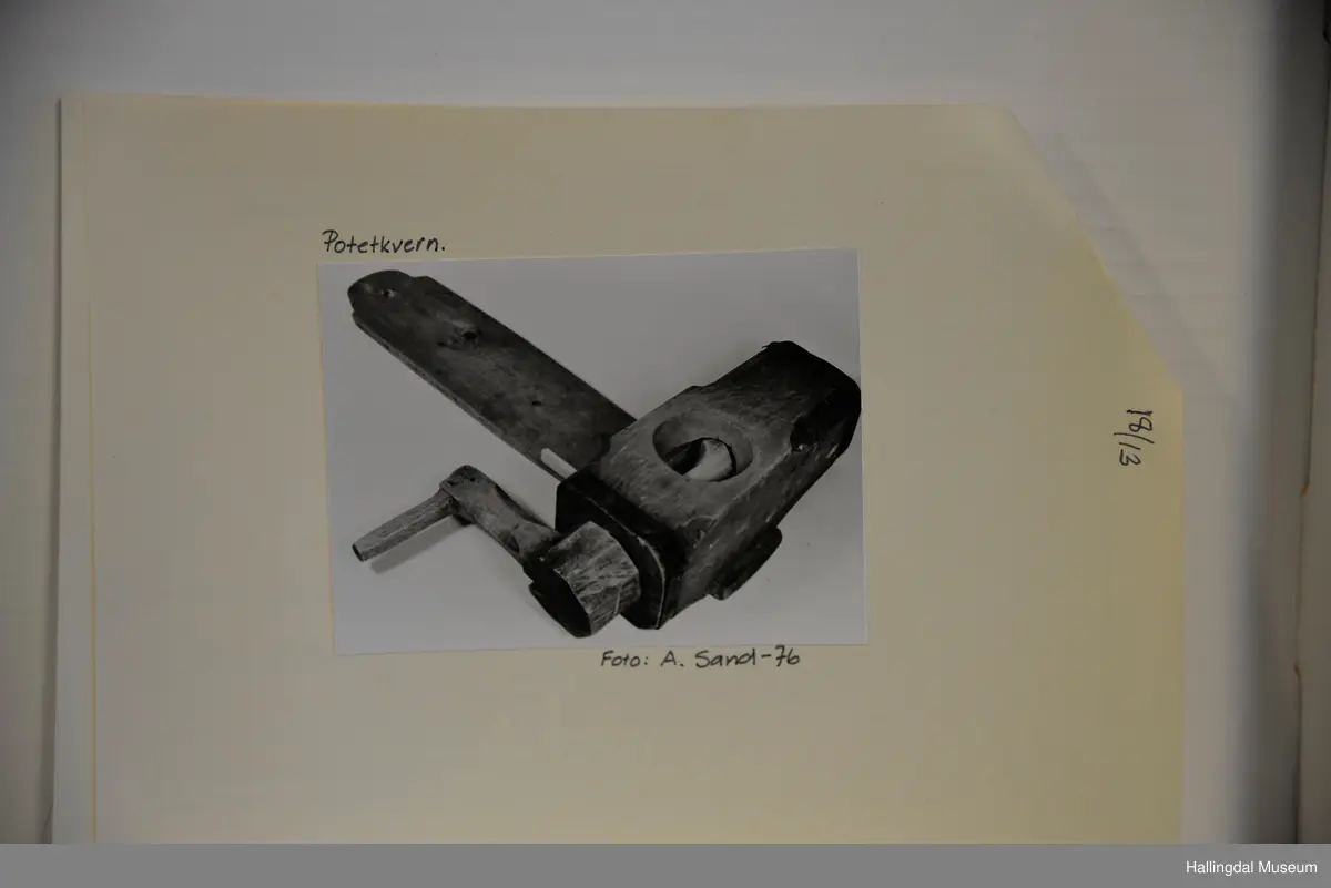 Potetkver av gran og bjørk.