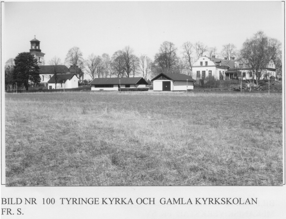 Turinge kyrka med gravkapellet, klockarbostaden, gamla skolan,  kyrkogårdsförvaltningens kontor och verkstad  samt den gamla sockenmagasin

Bilderna är från 2003 och del av ett bevarandeprogram som Turinge Taxinge Hembygdsförening gjorde på uppdrag från Nykvarns kommun