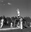 Medborgartåget, 16/6 1940. 
Gymnastikuppvisning av manliga gymnaster, på Värendsvallen.