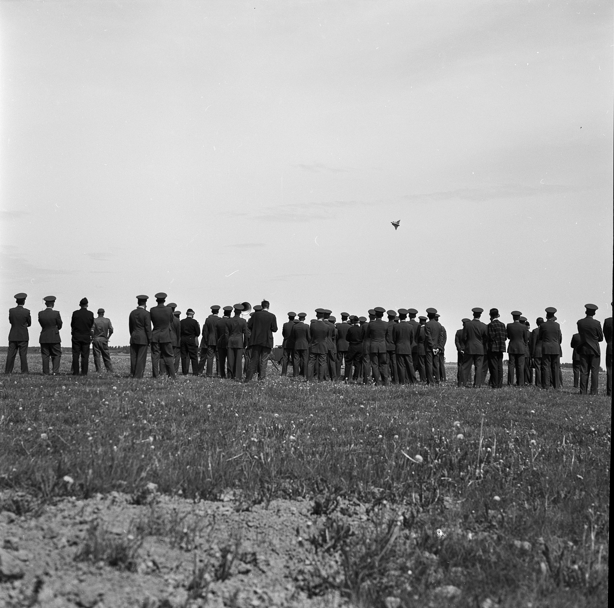 F 20, Ärnauppvisning imponerade på amerikanska flygkadetter, Uppsala 1962
