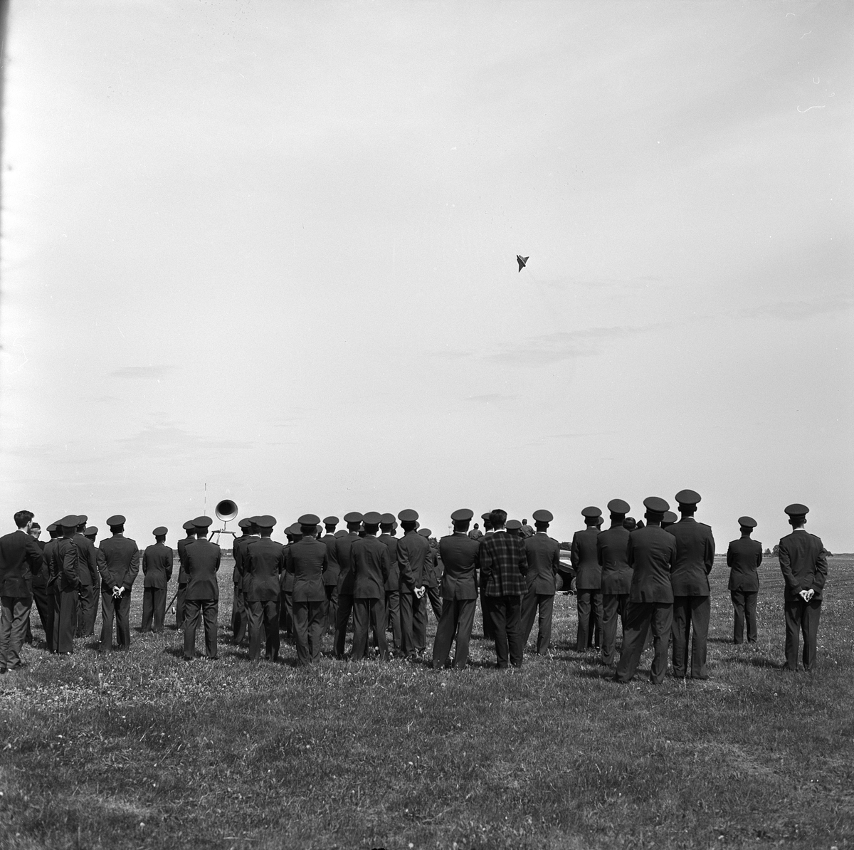 F 20, Ärnauppvisning imponerade på amerikanska flygkadetter, Uppsala 1962