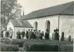 Begravning i Järns kyrka. 