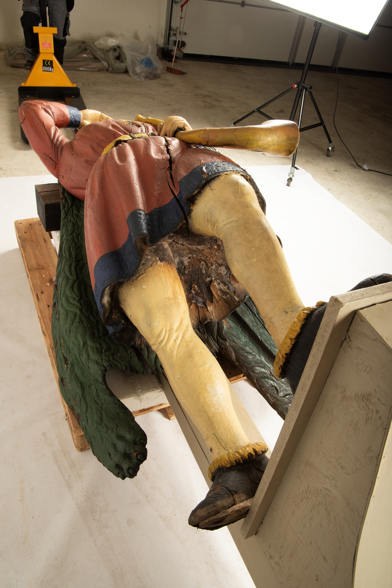 Forestiller den norrøne åsen Heimdall