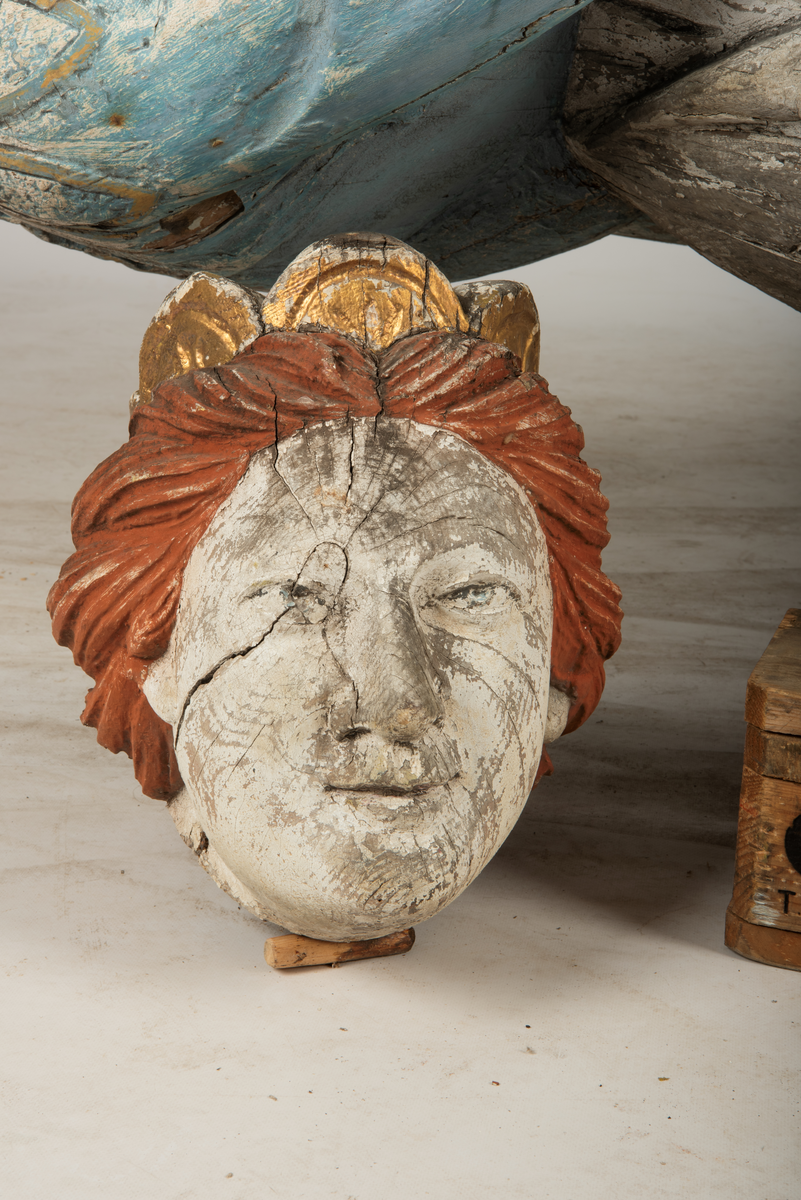 Gallionsfigur fra skipet Queen Victoria. Figuren skal sannsynligvis forestille Dronning Victioria av Storbritannia.