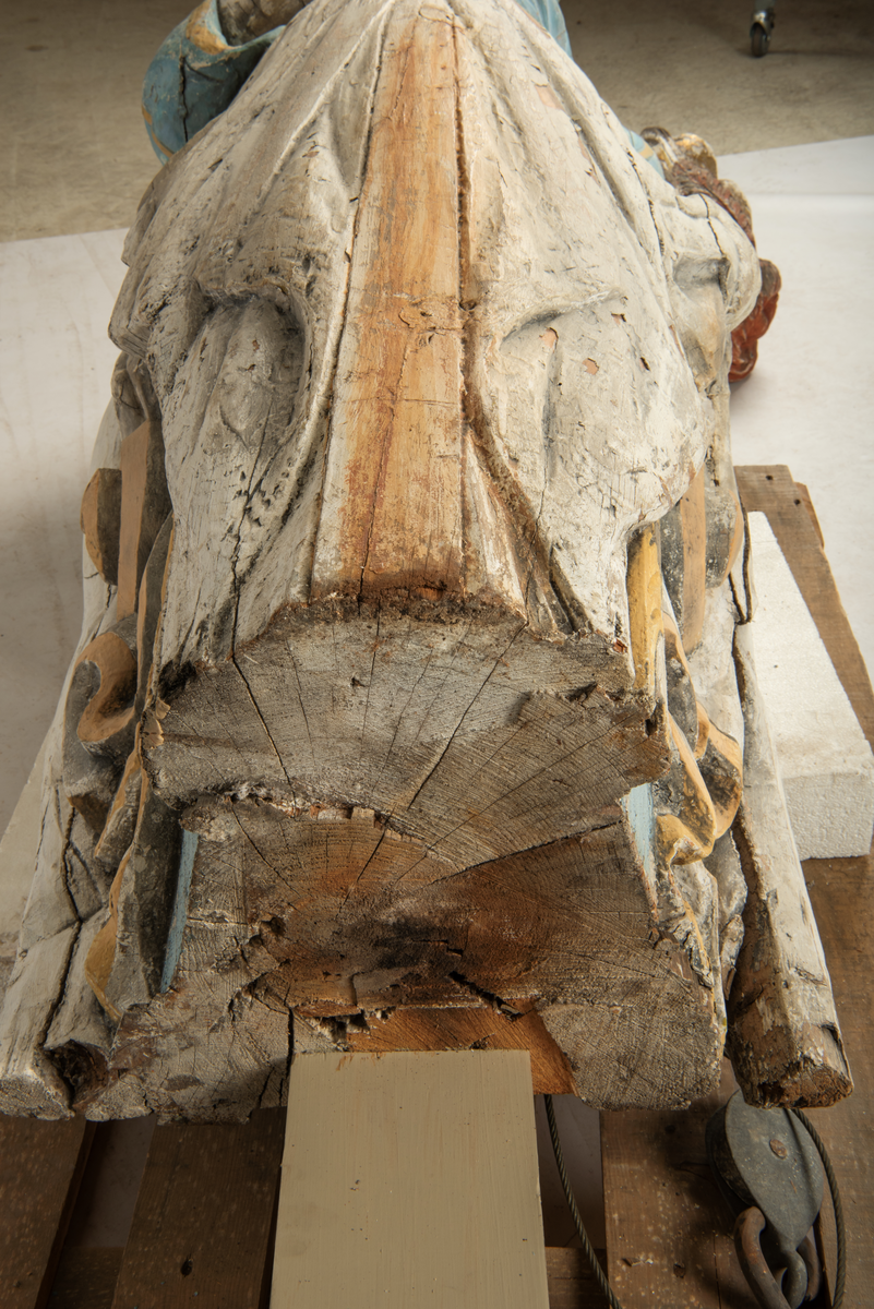 Gallionsfigur fra skipet Queen Victoria. Figuren skal sannsynligvis forestille Dronning Victioria av Storbritannia.