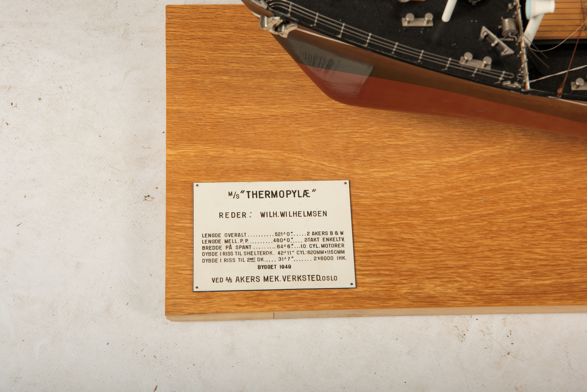 Motorskip bygget i 1949 ved Akers Mekaniske Verksted for Wilhelm Wilhelmsen.