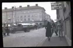 Vid Trädgårdstorget i Linköping