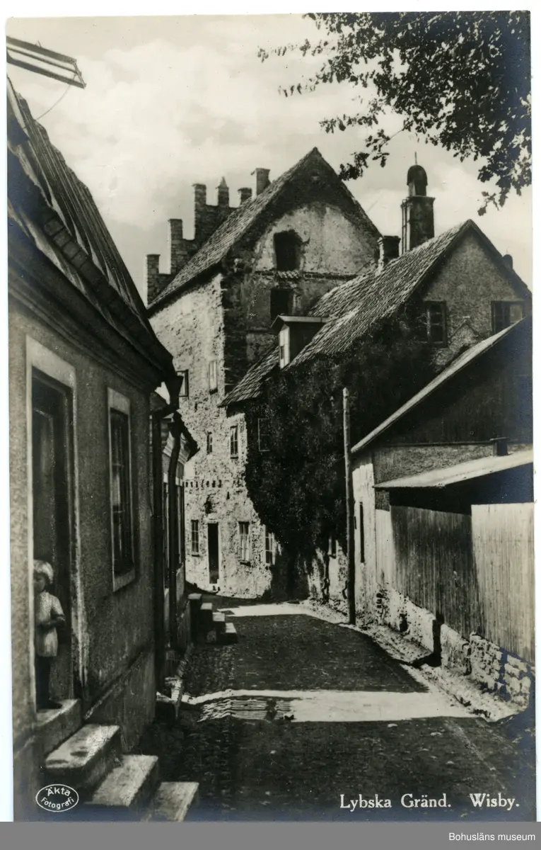 Lybska Gränd. Wisby.