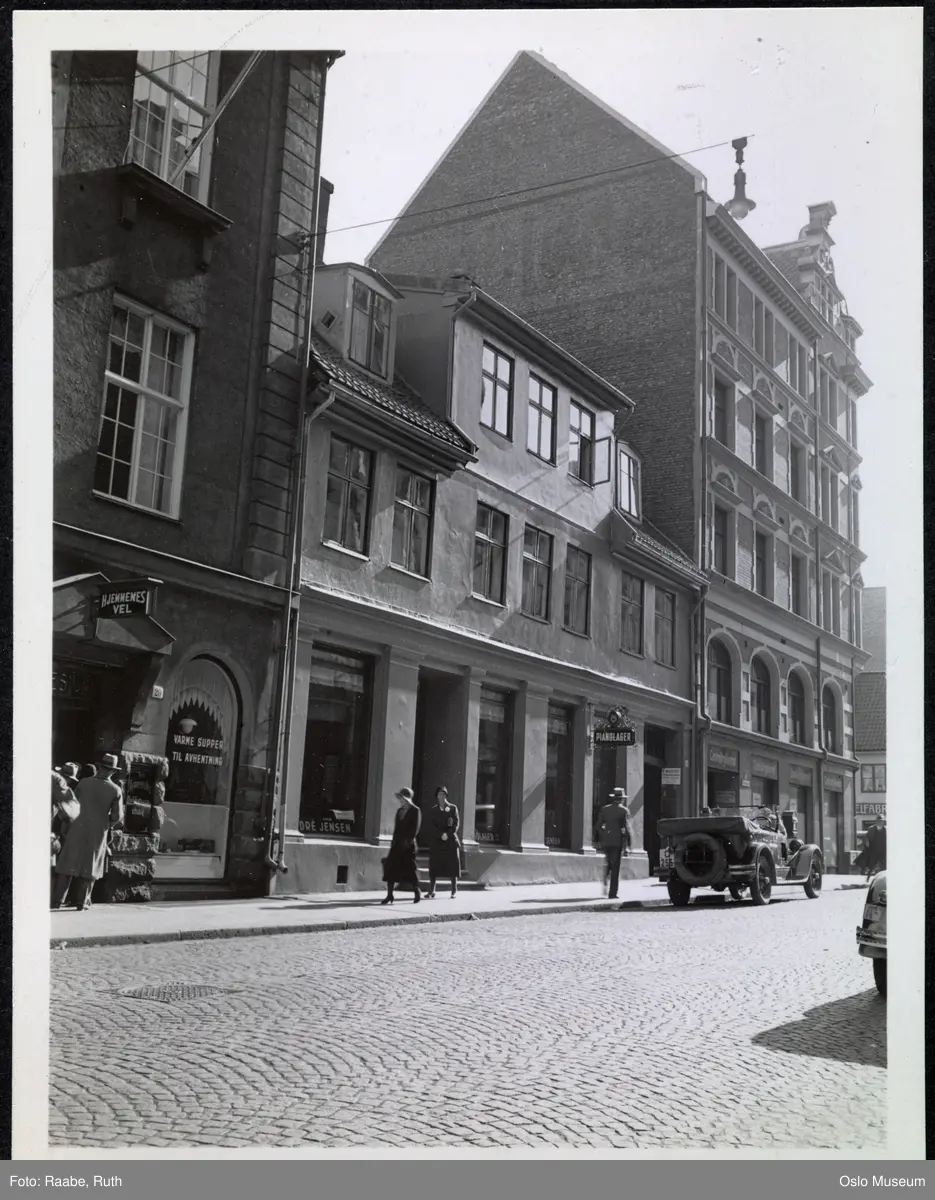 forretningsgårder, mennesker, biler