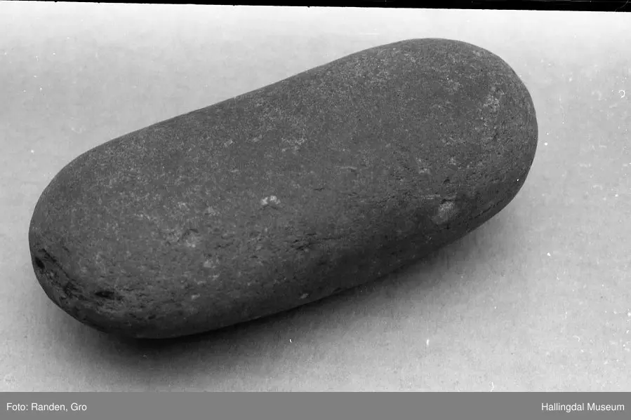 Stein til å mala korn med.