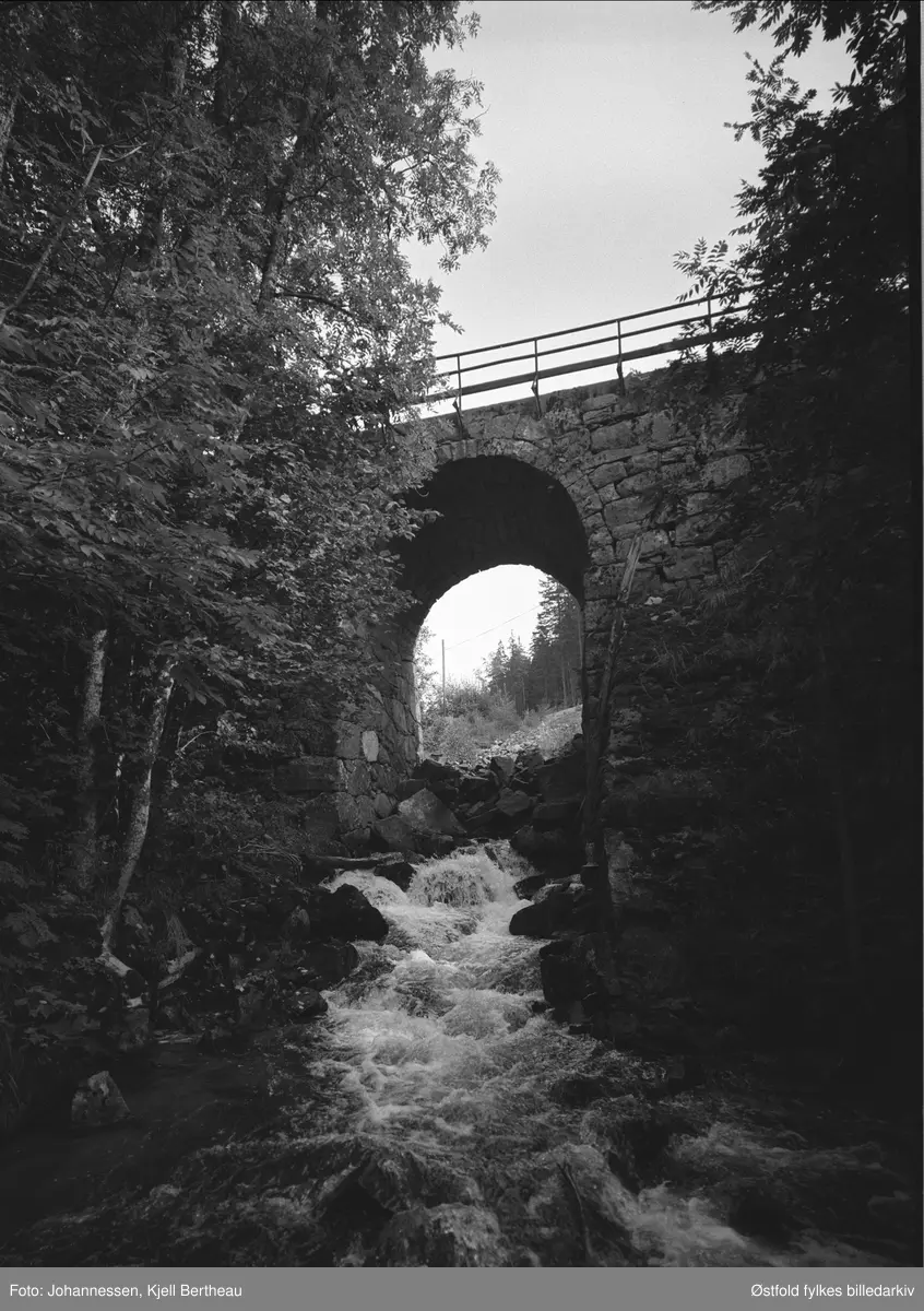 Stenbuebru ved Ende i Halden 1968.