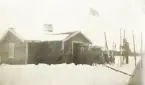 Officersövning i Storlien, Jämtland, 1919. 
Förberedelser inför avfärd på skidor.