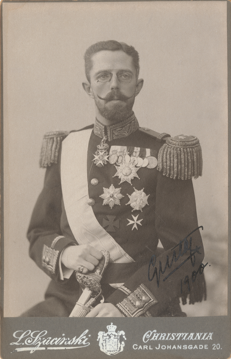 Porträtt av kronprins Gustav, sedermera Gustav V.