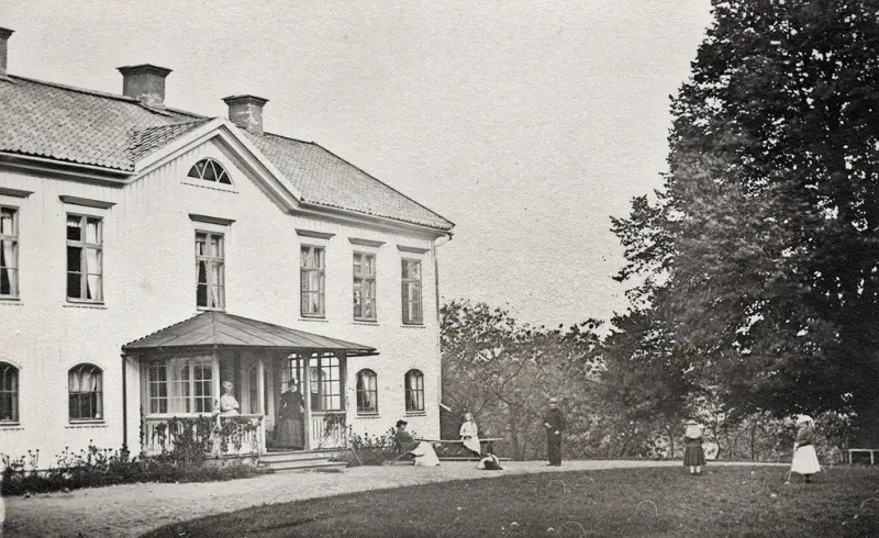 Krocketspel vid Nolinge runt 1875.