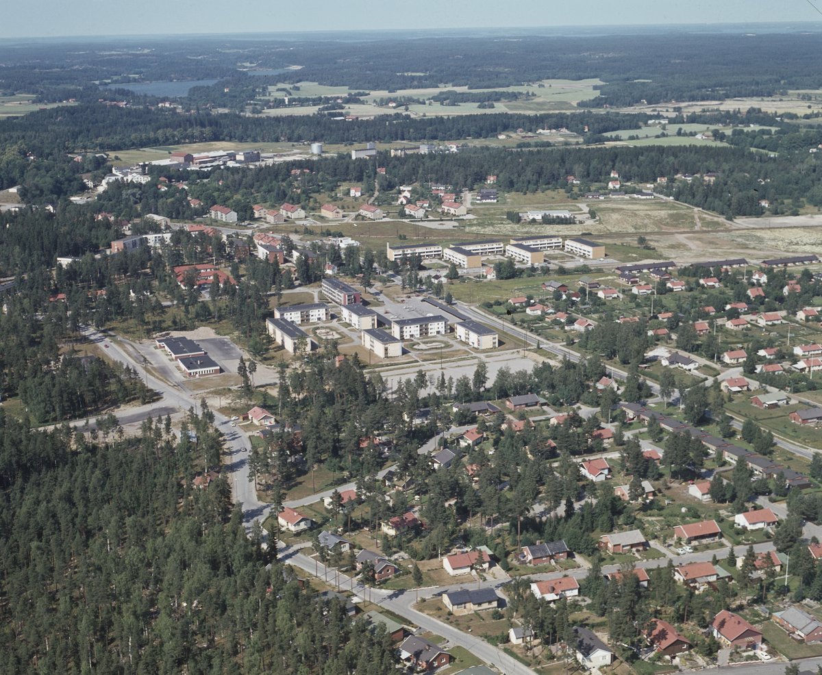 Flygfoto över Turinge.