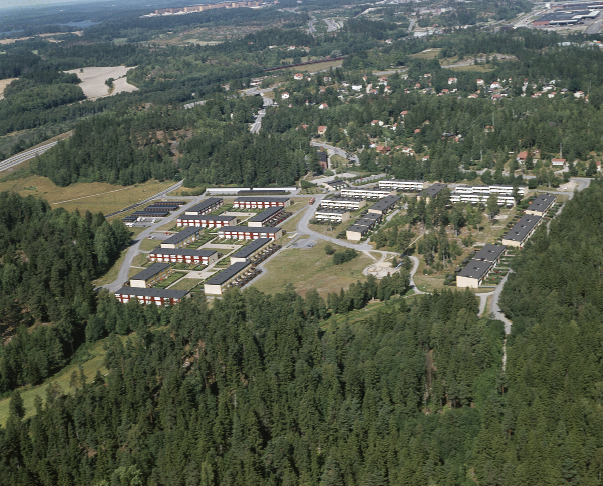 Flygfoto över Pershagen.