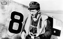 Løytnant Jakob Norz ved 8. skvadron av 5. jagerving (8./JG 5