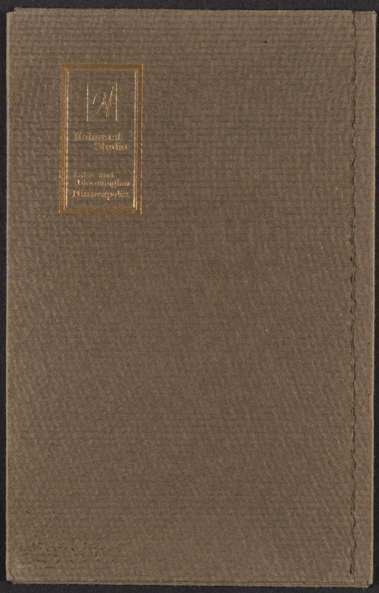 Eleanor og Harold Olsen
Studio, USA
Evt. gave til museet