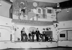 Fr.v. Knutte från Kinna, ESPING Göte, TÖRNQVIST Erik "Ecken"