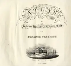 Atlas til Friherre Klinckowströms Bref om de Förente Statern