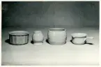 Skålar från Bo Fajans, 1900-talets mitt.