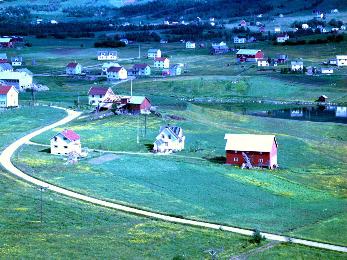 Flyfoto over Målselv kommune. Flyfoto - mest sannsynlig over Sørreisa