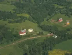 Flyfoto over Sørreisa kommune