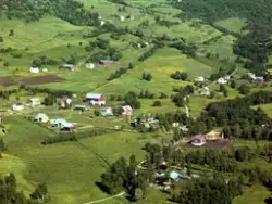 Flyfoto over Sørreisa kommune