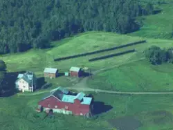 Flyfoto over Sørreisa kommune