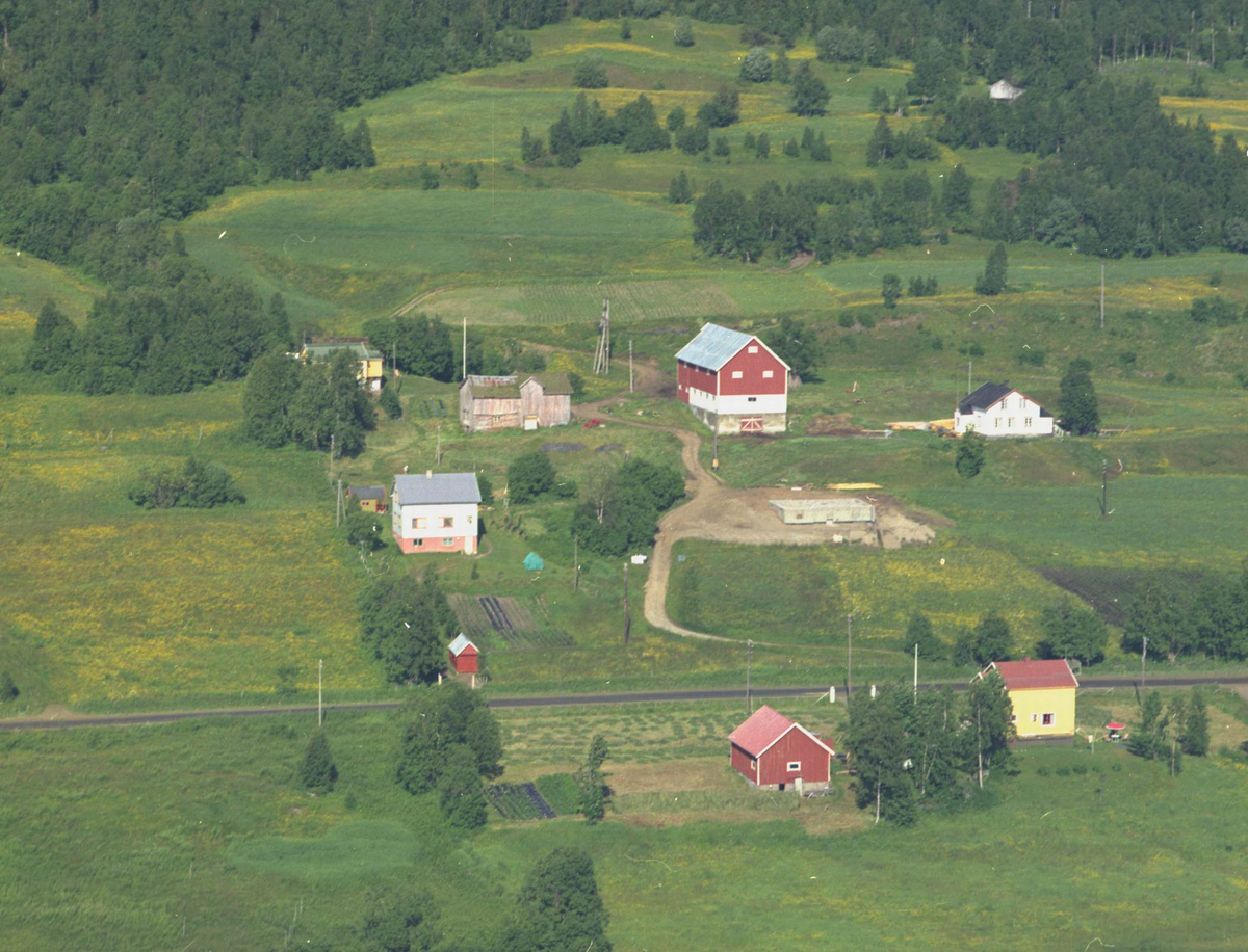 Flyfoto over Sørreisa kommune.