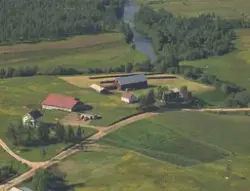 Flyfoto over Sørreisa kommune