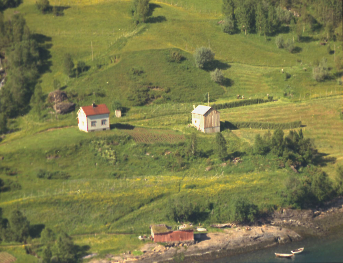 Flyfoto over Sørreisa kommune.