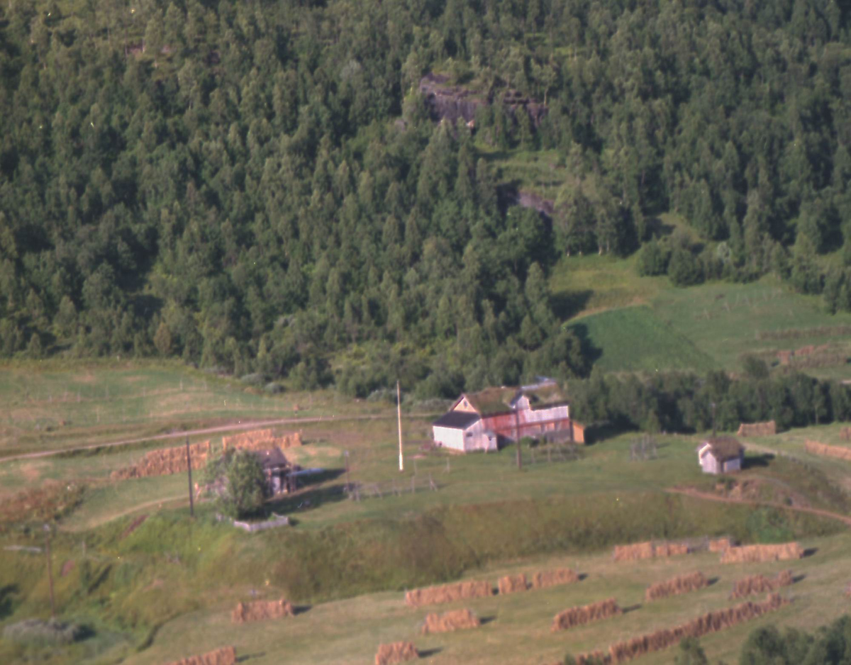 Flyfoto over Sørreisa kommune.