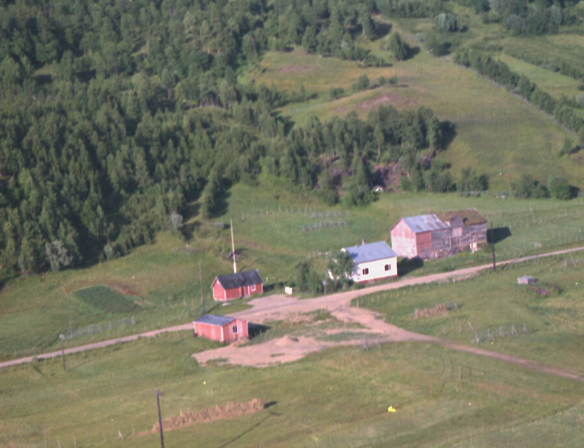 Flyfoto over Sørreisa kommune.