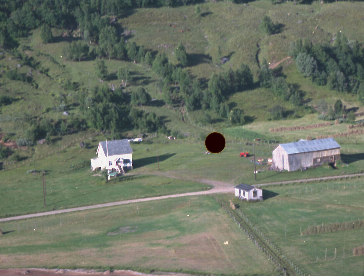 Flyfoto over Sørreisa kommune.
