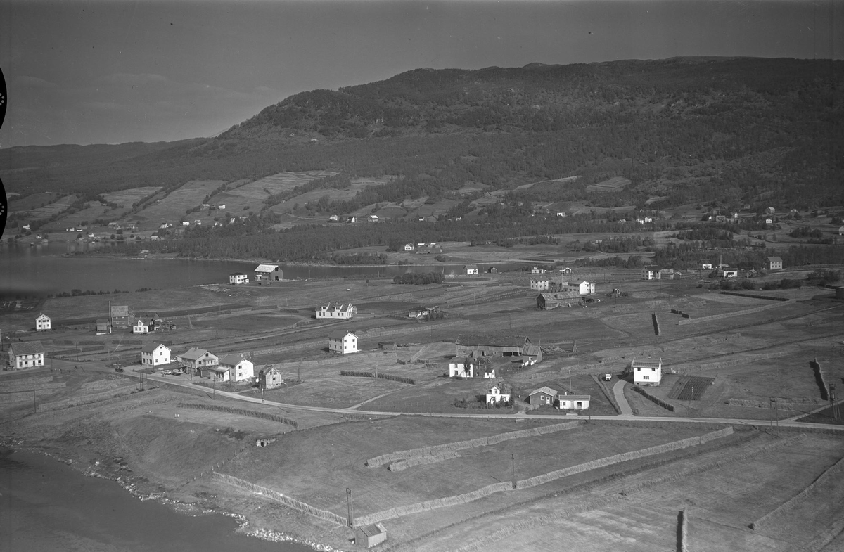 Flyfoto over Sørreisa kommune.
