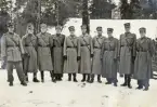 1937 års aspiranter.
(som fänrikar vid beredskapen januari-mars 1940).
Fr.v.: Rydell, Hyltén-Cavallius, Sillén, Melin, Lindström, Mellén, Wangel, Lindquist, Uggla, Håkanson.