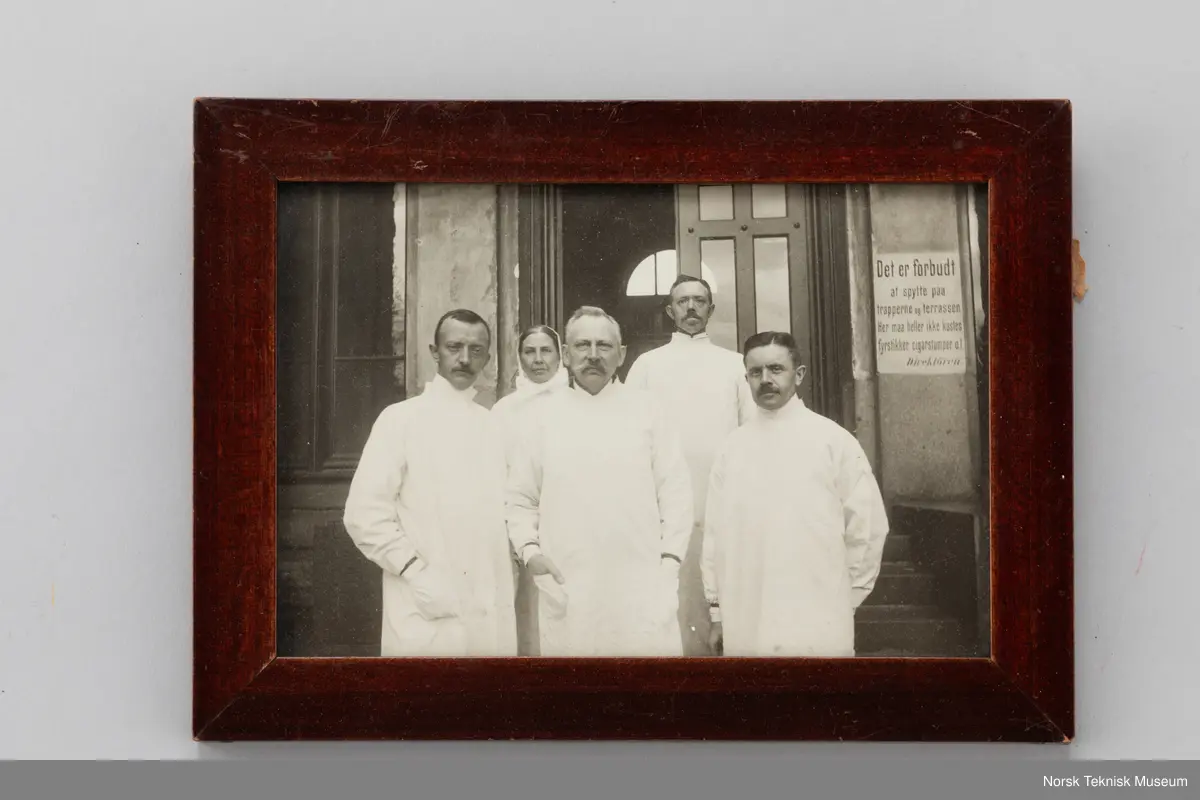 Stab, Rikshospitalets øyeavdeling (øieklinik) mellom 1905 og 1910.