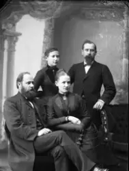 Grupporträtt Syskonen Dahlgren