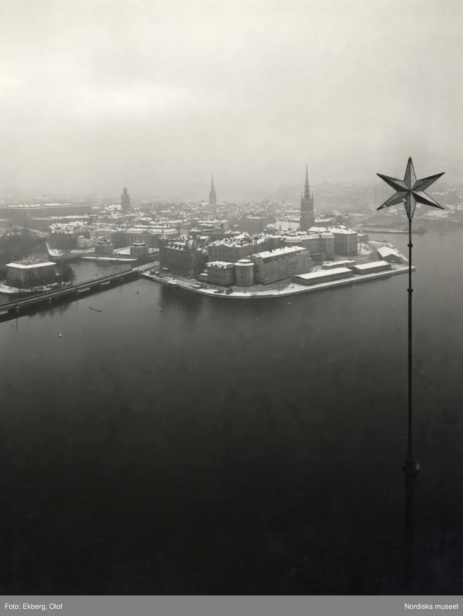 Stockholm. Riddarholmen från Stadshustornet