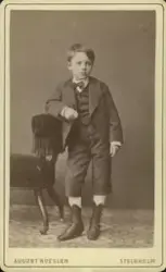 Fotot föreställer Edvard Benedicks f. 1879, d. 1960, Gysinge