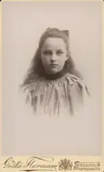 Porträtt av Elsa Wising, 1885-1966.