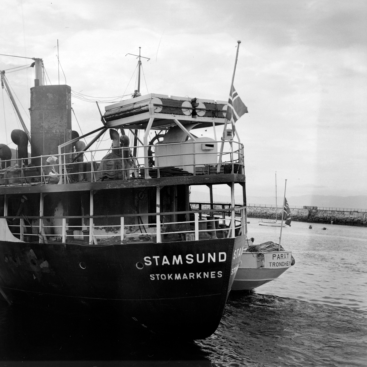 M/S "Stamsund" kommer til Trondheim