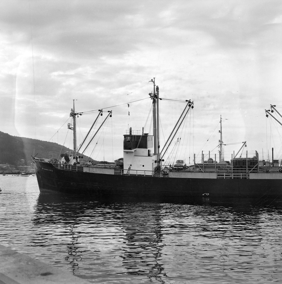 M/S "Stamsund" kommer til Trondheim