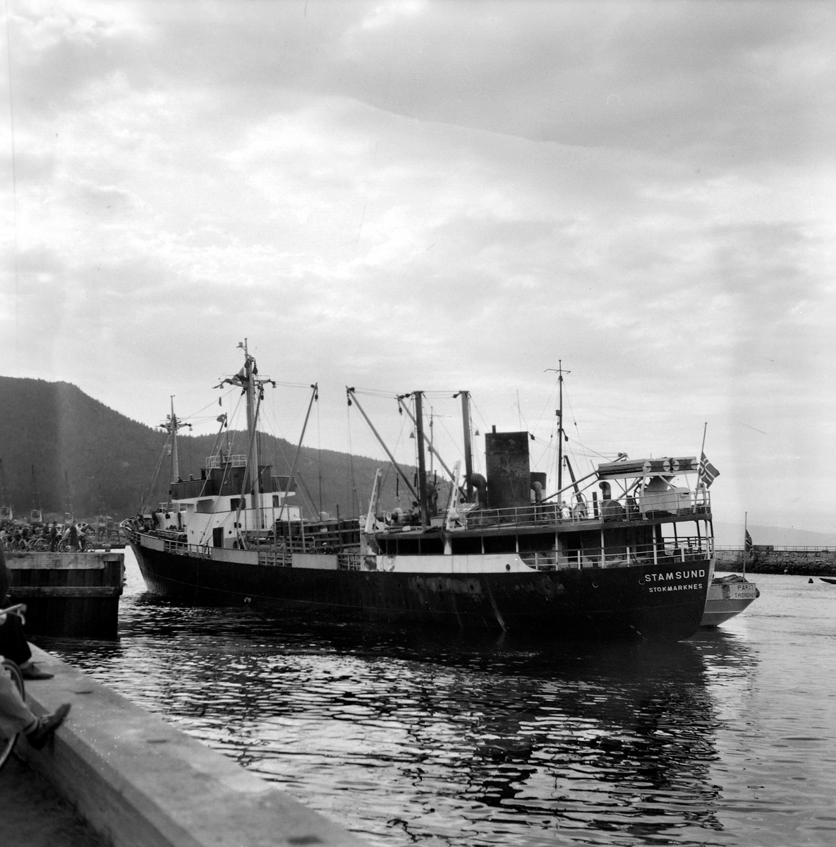 M/S "Stamsund" kommer til Trondheim