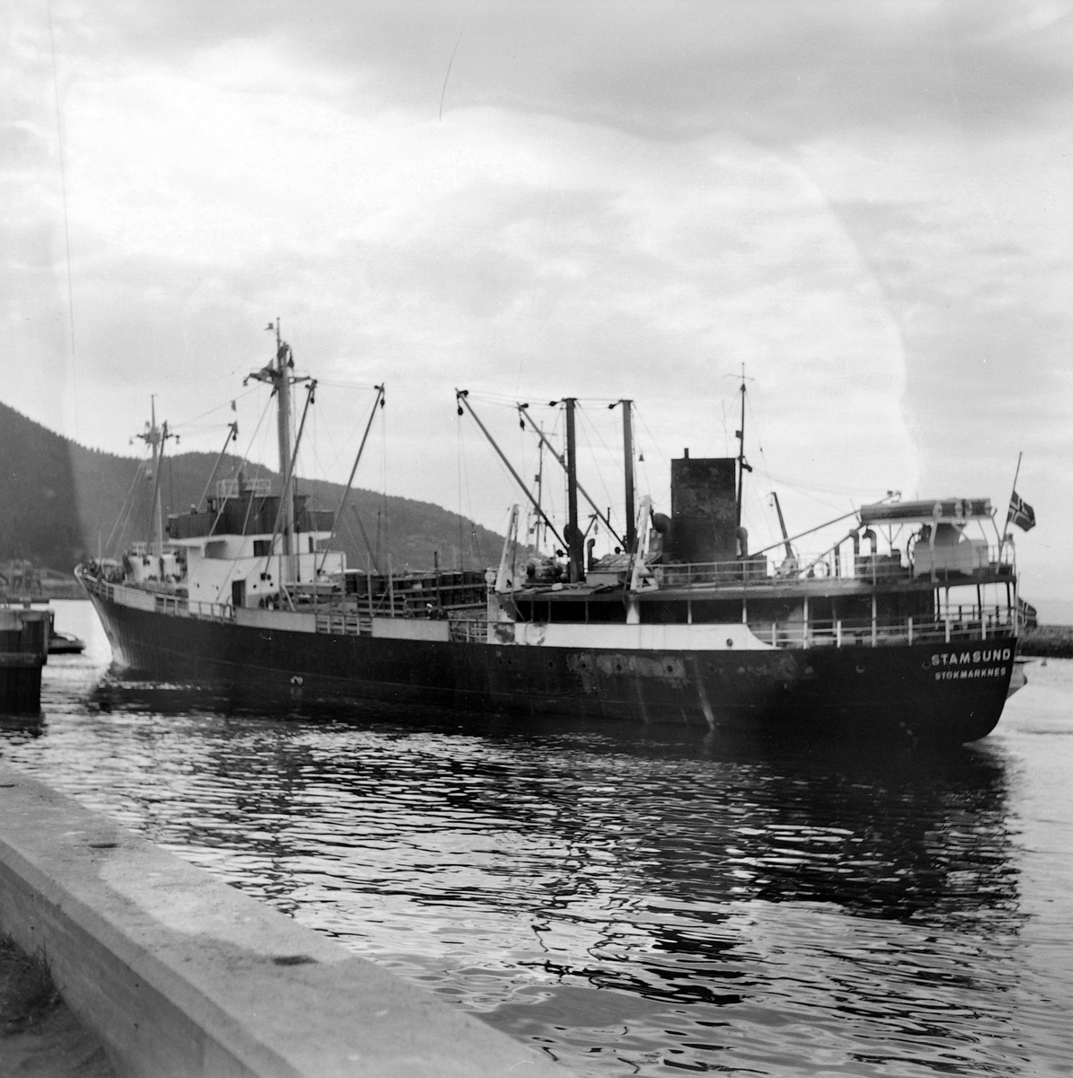 M/S "Stamsund" kommer til Trondheim