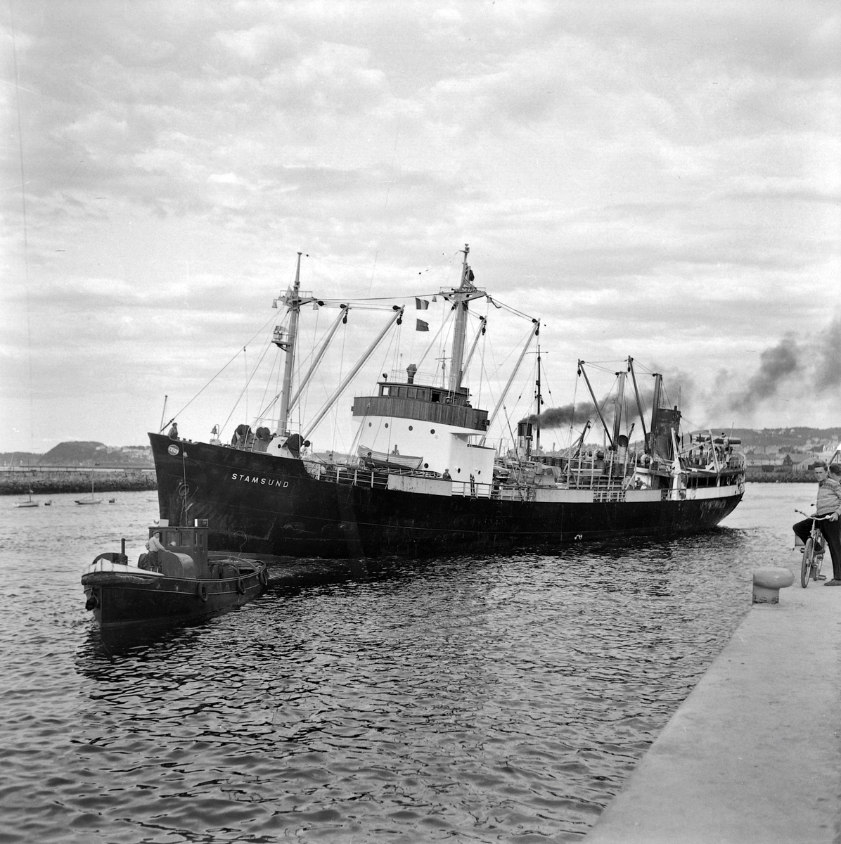M/S "Stamsund" kommer til Trondheim