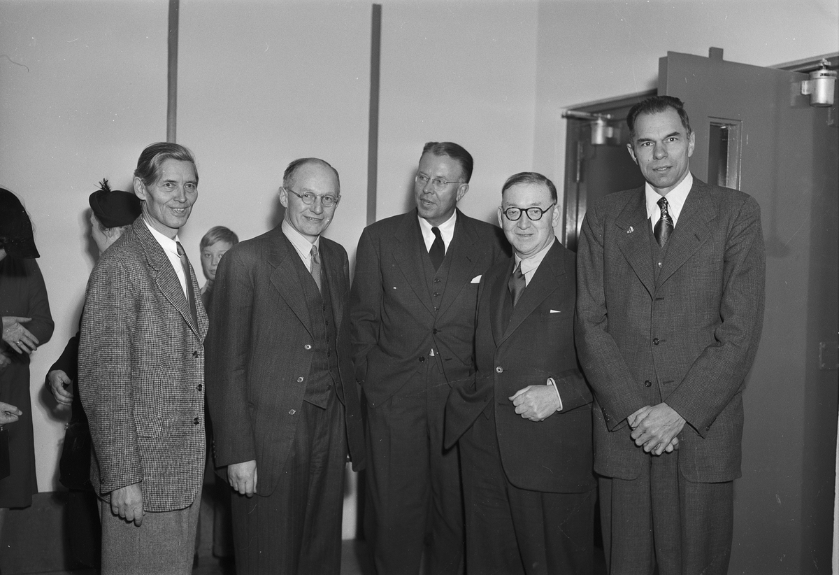 Nobelpristagare i Uppsala 1951