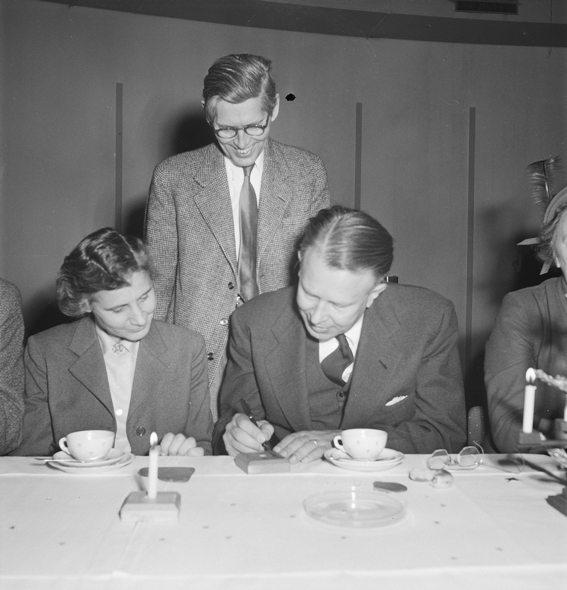 Nobelpristagare i Uppsala 1951