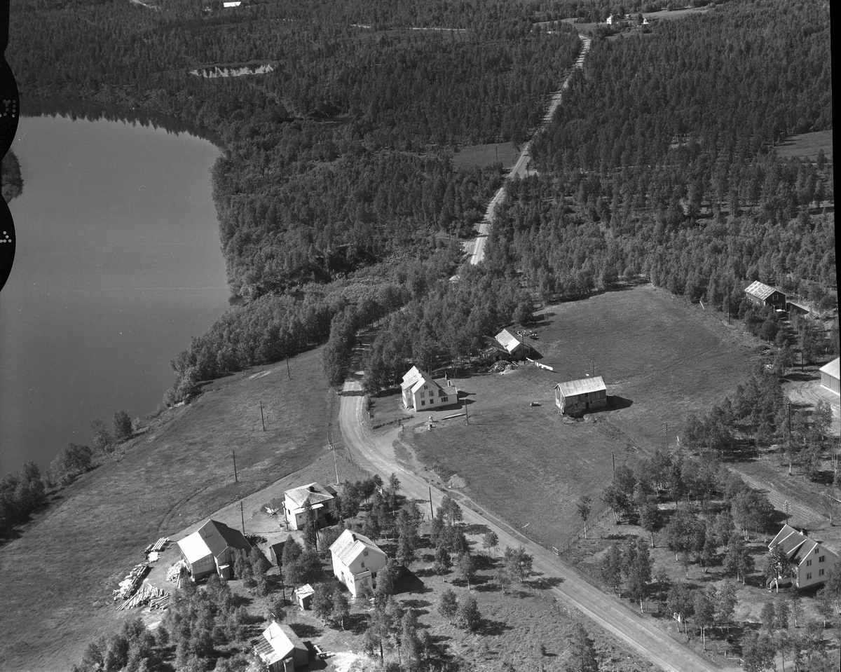 Flyfoto: Utby i Rydningsgrenda i 1956.